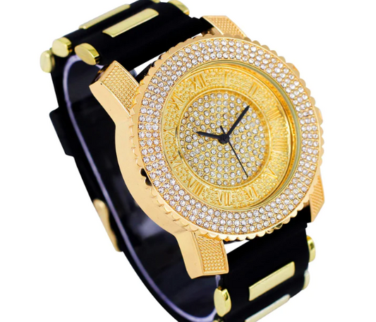 Bullet Band gold watch 46mm