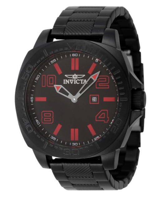 Invicta Speedway Men’s 46mm  Black